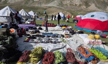 Soldados argentinos se preparan para el ascenso al Himalaya en una histórica expedición conjunta