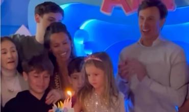 Pampita celebró el cumpleaños de su hija Anita y se reencontró con Roberto García Moritán