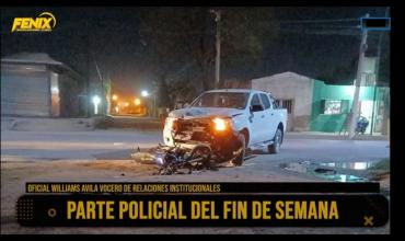 Conductor alcoholizado embistió a dos menores en moto en el barrio Nueva Rioja