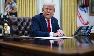 "Voy a Rusia el viernes", confirmó Trump al referirse a su cumbre con Putin en Alaska