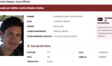 ICE ofrece 10 mdd por Iván Archivaldo Guzmán: “A pesar de su mirada ardiente, es un matón armado y peligroso”