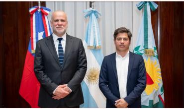 Incidentes en Avellaneda: Kicillof se reunió con el ministro del Interior de Chile por los heridos y detenidos