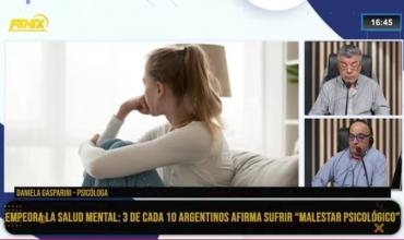 Daniela Gasparini: “La crisis emocional se volvió parte de la vida cotidiana”