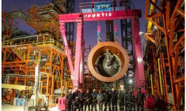YPF instaló exitosamente el reactor fabricado por Impsa en la refinería de Luján