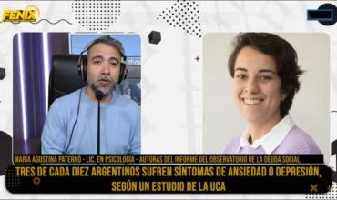 María Eugenia Paternó: “Hace 15 años el 18% de la población mostraba signos de ansiedad o depresión y hoy ese número asciende al 28%”