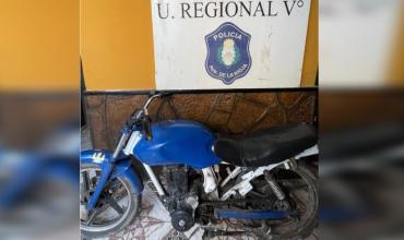 Olta: Recuperan una motocicleta robada en abril