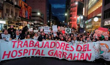 Trabajadores del Garrahan inician paro por veto de Milei a la emergencia en pediatría