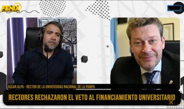 “Cada diputado que rechace esta ley lo hará en contra de las universidades y los estudiantes”, advirtió Oscar Alpa