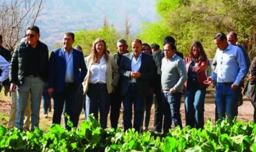 En Los Sauces Quintela visitó la Finca Municipal