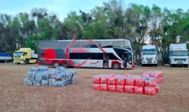 Salta: interceptan un colectivo con mercadería ilegal valuada en $326 millones