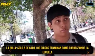 Jóvenes riojanos opinaron sobre la deserción escolar: “Los problemas familiares son la principal causa”