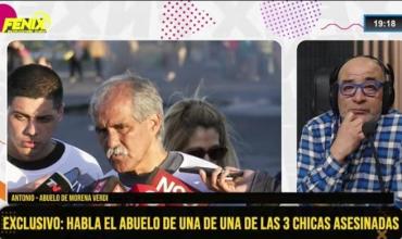 Antonio, abuelo de una de las tres chicas asesinadas en Florencio Varela en exclusiva con FENIX: “Queremos la verdad, aunque nos duela” 