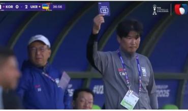Comenzó el Mundial Sub 20 en Chile y se utilizó por primera vez la tarjeta verde en el fútbol: el histórico momento
