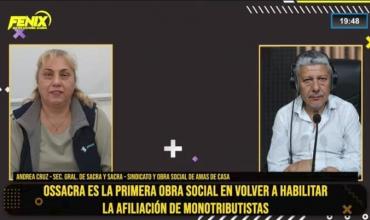 Andrea Cruz: “A partir de ahora los monotributistas ya pueden optar directamente por nuestra obra social”