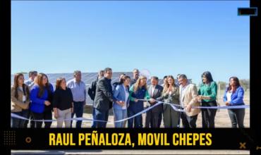 Quintela en el aniversario de Chepes: inauguró viviendas y confirmó medidas por la escasez de agua