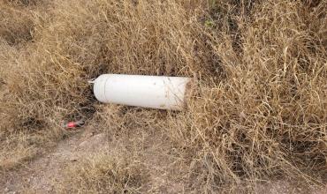 Hallan tubo de gas abandonado en barrio Nueva Esperanza