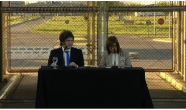 Javier Milei presentó el nuevo código penal junto a Patricia Bullrich: la sorpresiva presencia de Espert en Ezeiza