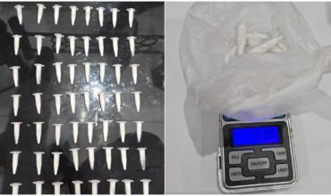 Cocaína en tubos de plástico: el particular método de venta de una banda dedicada al narcomenudeo en Moreno