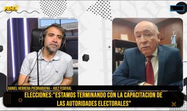 Daniel Herrera Piedrabuena: “Estamos terminando la capacitación de autoridades porque es muy importante ya que van a intervenir el día del comicio”