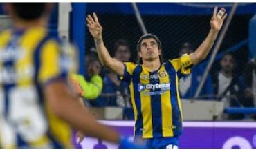 El Rosario Central de Di María le ganó 2-1 a Vélez en el cierre del partido con un gol de penal de Malcorra