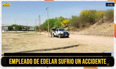 Operario de Edelar cayó de un poste y fue trasladado al Vera Barros