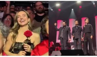 ¿Brenda Asnicar con nuevo romance?: el romántico regalo del italiano Gianluca Ginoble en pleno recital de Il Volo