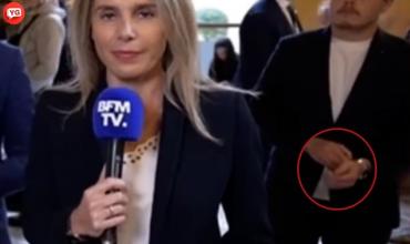 Un diputado francés pensó que nadie lo veía, se quitó el reloj de lujo para dar una entrevista y desató una polémica mundial