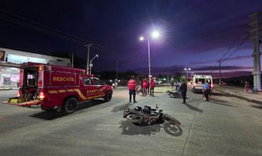 Accidente de tránsito en Av. Ortiz de Ocampo deja una mujer con lesiones leves