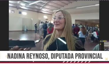 Votó Nadina Reynoso:  "Este es un dia historico para los riojanos"