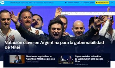 Las elecciones de la Argentina conquistan la primera plana de un medio europeo