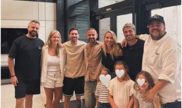 La emoción de Darío Barassi al encontrarse con Lionel Messi y Rodrigo De Paul en Miami