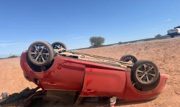 Automovilista volcó en la ruta 74 pero resultó ileso