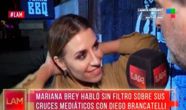 Mariana Brey contó cómo siguió su conflicto con Diego Brancatelli