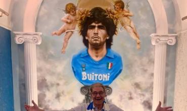 Víctor Hugo Morales fue homenajeado en Nápoles, tierra de Maradona