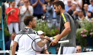 Diego Schwartzman dio el golpe en Queen’s al vencer a Marin Cilic y clasificar a los cuartos de final