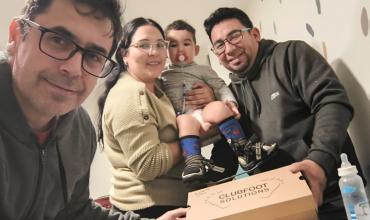 “El gran día va a llegar: Mateo va a caminar”