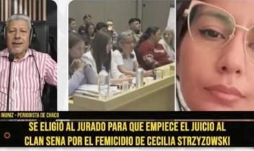  Comenzó el juicio al clan Sena por el femicidio de Cecilia Strzyzowski