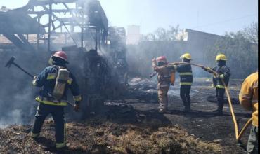 Fue extinguido un incendio en el macrocentro de la ciudad 