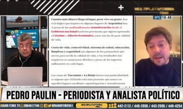 Pedro Paulin: “El problema no es que los peronistas quieran gobernar, el problema es que haya peronistas chorros”