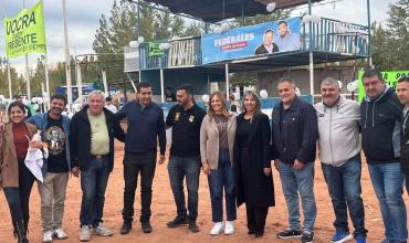 Teresita Madera llevó el mensaje de Quintela a un acto con la UOCRA en Neuquén 