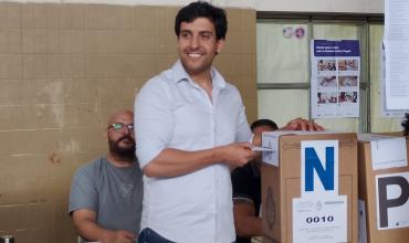 Votó Gino Visconti: “Votar es un acto de compromiso con el futuro del país”