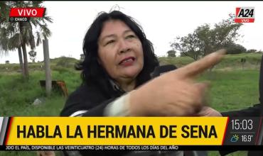 La hermana de Emerenciano Sena, declaró, lo defendió y dijo creer en su inocencia