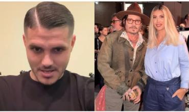 La drástica reacción de Mauro Icardi luego de la foto de Johnny Depp junto a Wanda Nara