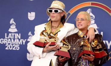 CA7RIEL & Paco Amoroso brillaron en los Latin Grammy: “Un esfuerzo sobrehumano para ganar este hermoso objeto”