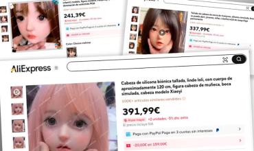 El escándalo de las muñecas sexuales con apariencia de niñas de Francia llega a España: Facua denuncia su venta en Aliexpress