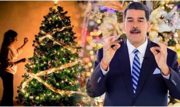 Navidad con comida de plástico: el vergonzoso festejo de un gobernador chavista