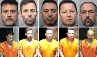 Cómo fue la audiencia de fianza de los argentinos presos por robar en Miami: uniforme naranja, un traductor y una jueza viral