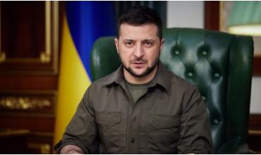 “Ucrania existe”, afirmó Zelenski en el Día de las Fuerzas Armadas de su país