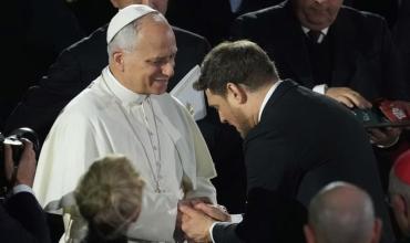 Michael Bublé emocionó al papa León XIV en la edición del “Concierto de los Pobres”