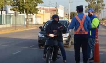 Chamical realizó controles viales con retenciones y sanciones durante el fin de semana